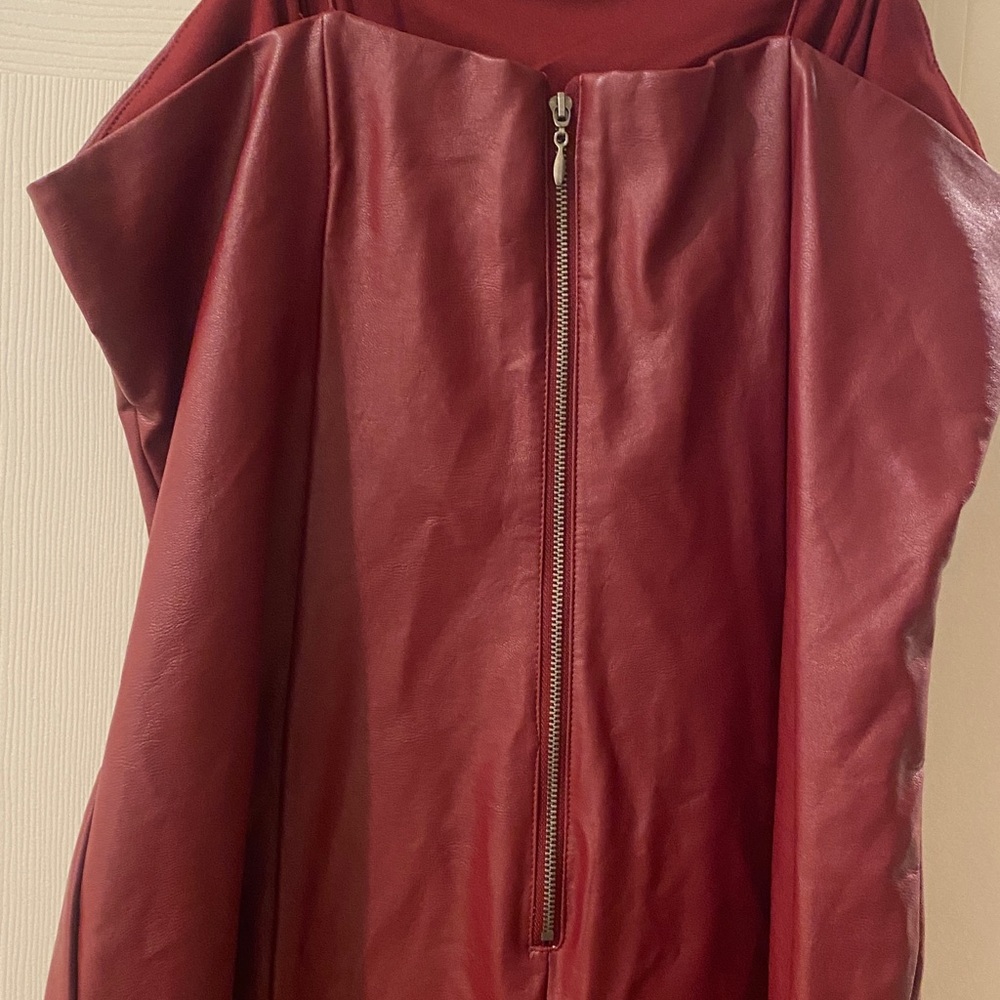 wild fable Burgundy Satin Slip Mini Dress - Picture 3 of 5